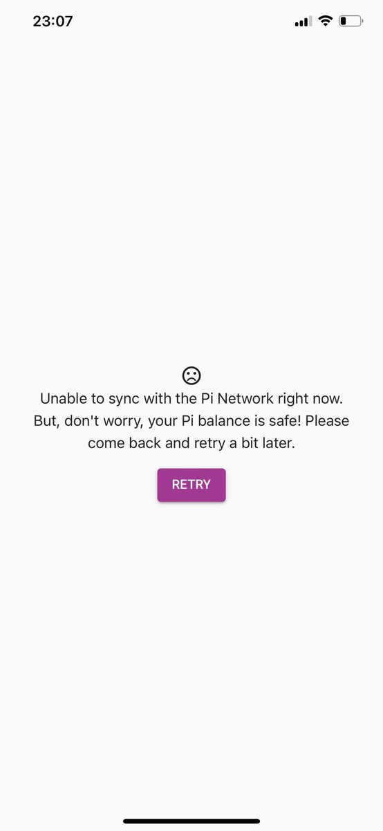 MattFreeland6's tweet photo. @anderson_ninna I keep getting this message when I load the app. It’s been two days like this now… any suggestions https://t.co/sCTxDZW7H3