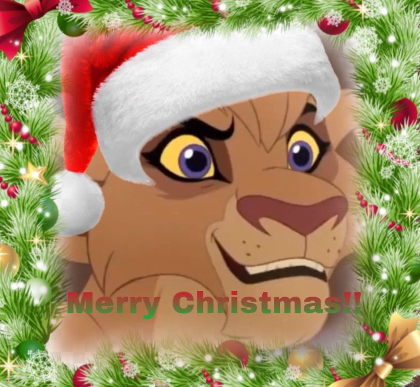 LeaderVitani's tweet photo. Merry Christmas @ChrisFinney3 @LionGuardsKiara https://t.co/GnhAP5YZI9