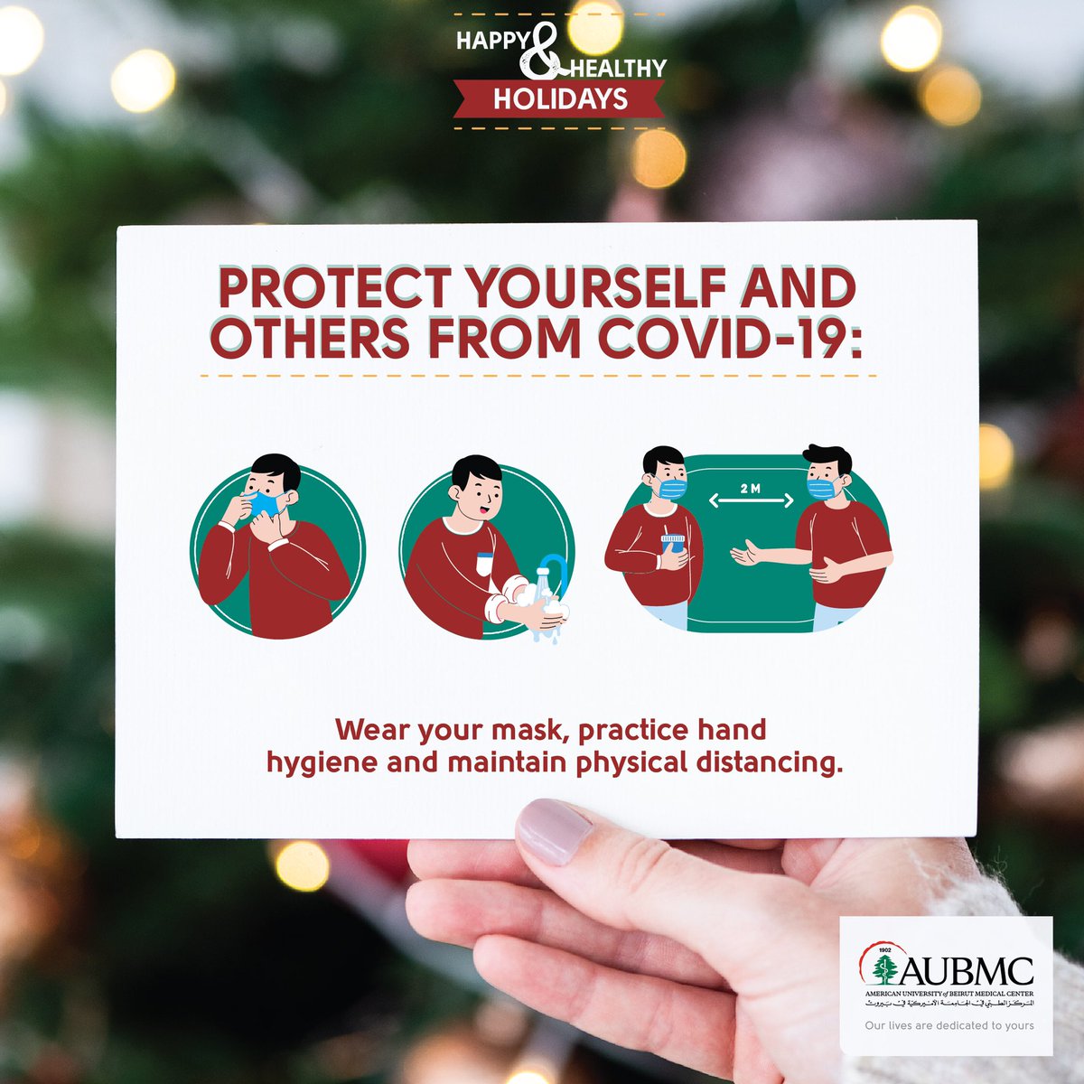 For happier holidays, make your #health and #safety a priority. #HappyHolidays #HolidaySafety #HolidaySafetyTips