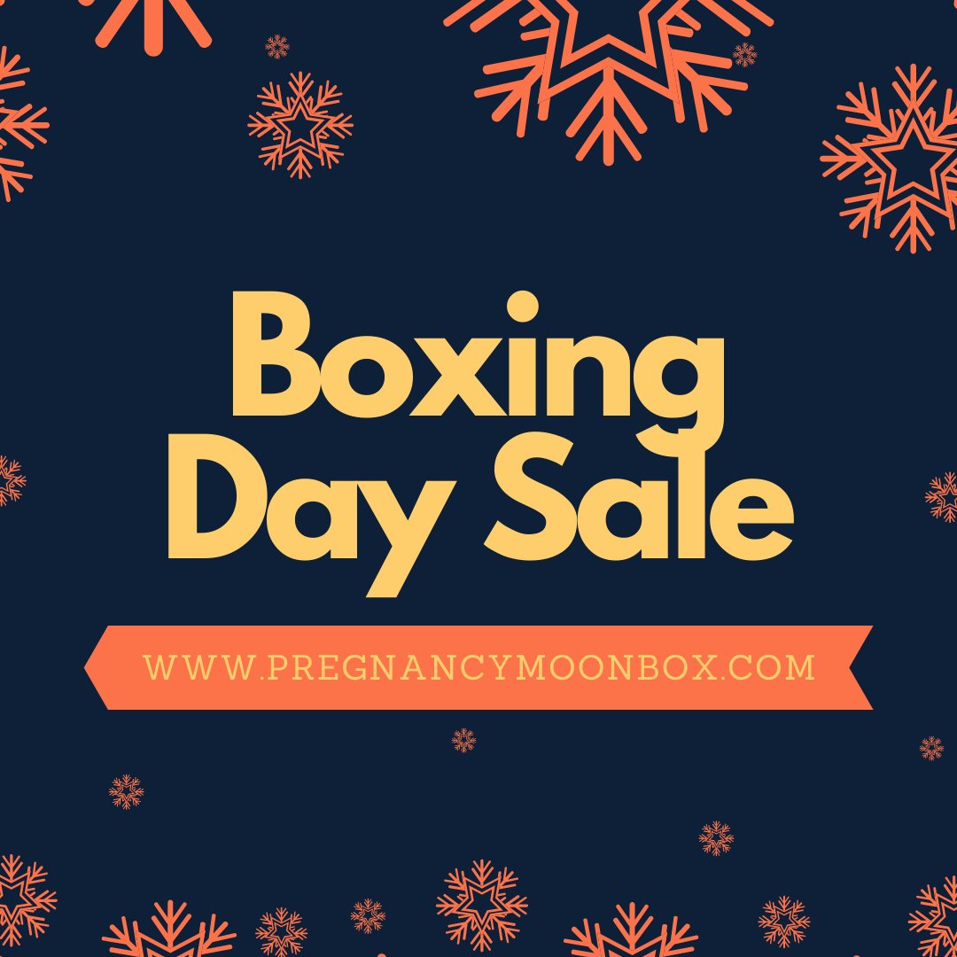 PregnancyMoon's tweet photo. Let the Boxing Day Sale Begin - visit the website for some great savings on all pregnancy gifts and pamper boxes. Hurry whilst stock lasts... #happyboxingday #boxingdaysale #boxingday #sale #saleitems #pregnancysale #savemoney #pregnancyitems #pregnancygifts https://t.co/TEf1ai6M9L