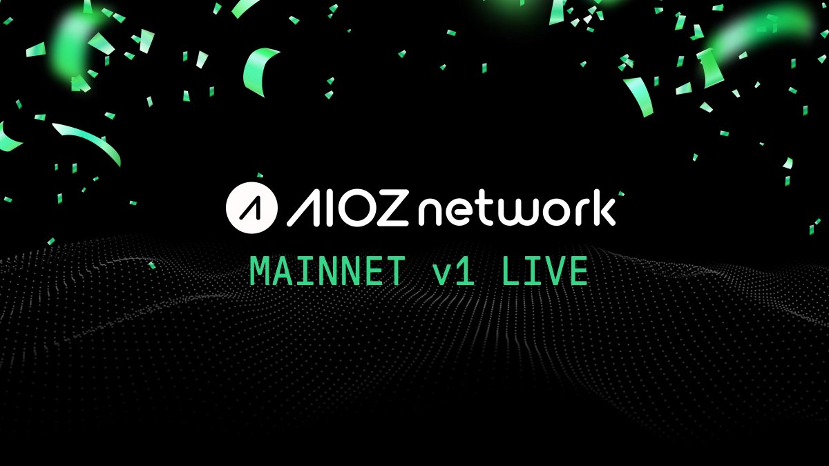 AIOZNetwork's tweet photo. ✨$AIOZ Network now officially LIVE on #Mainnet.🚀

Learn more👇 

🌐https://t.co/RuQ7Gf8eZg

🌐https://t.co/EwVEWA9NAx

🌐https://t.co/1IAro6m0cP

#dCDN #streaming #Cryptocurrency #Blockchain #AIOZLive https://t.co/uSgnPvWr10