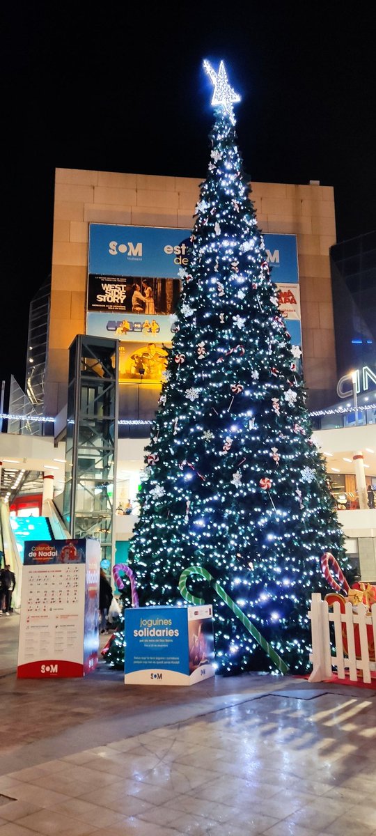 Todavía podéis llevar vuestras Joguines Solidàries a <a href="/SOMMultiespai/">SOM Multiespai</a> para que la magia de la Navidad llegue el dia de Reyes a cada hogar de nuestra ciudad.
Puedes depositarlos en la caja a los pies de este fantástico arbol o preguntar en el puesto de información.
¡Feliz Navidad!