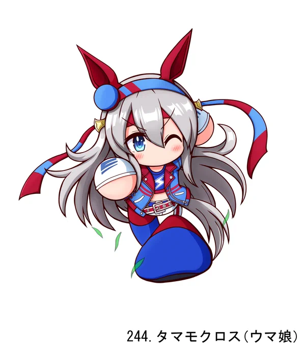 #パワ体化200枚チャレンジ
タマモクロス引けたから描いた🙌 
