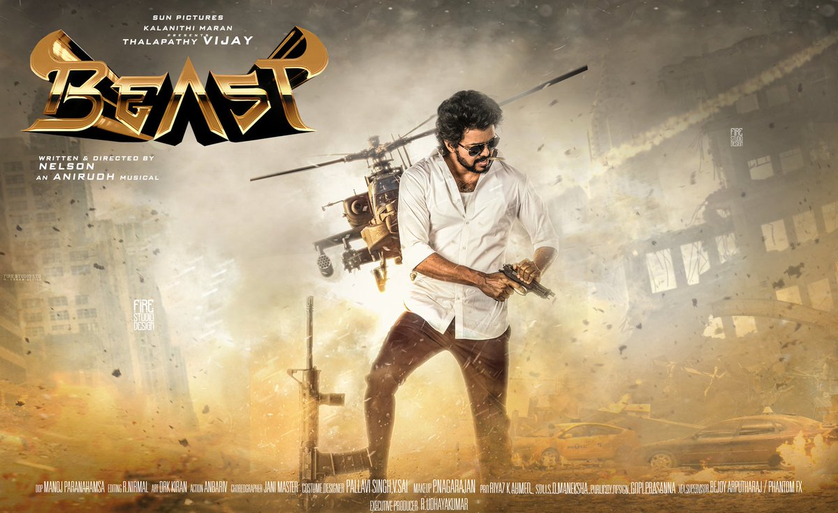 Kajuran_7's tweet photo. #BeastSecondLook #Beast @actorvijay https://t.co/KQMS9rmiyA