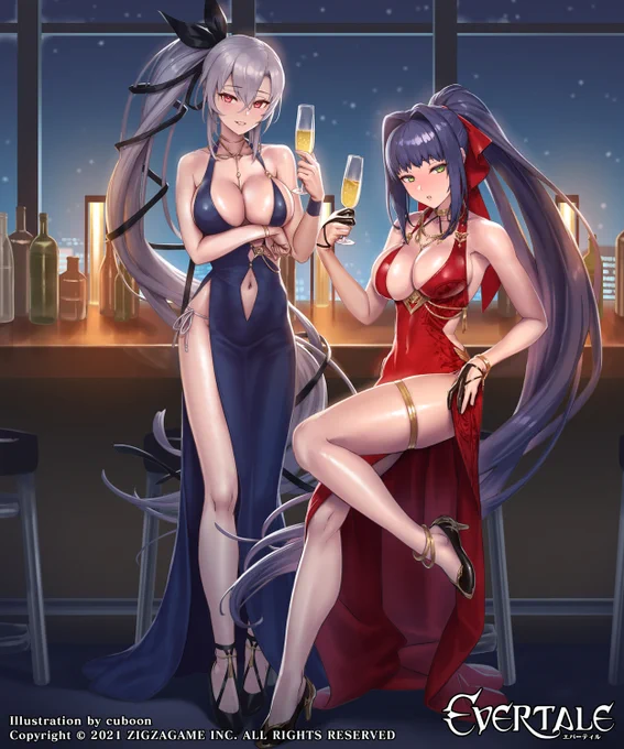 エバーテイルで先日リリースの『聖夜の赤き騎士-リュドミラ』を描きました。
大人の聖夜ということですね(?)
#エバーテイル #Evertale 