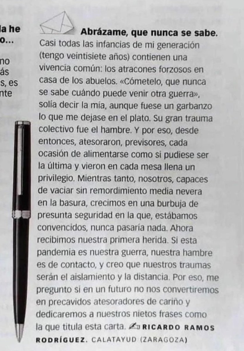 Fotomaf's tweet photo. Abrázame, que nunca se sabe. https://t.co/YMRNwebZ7W