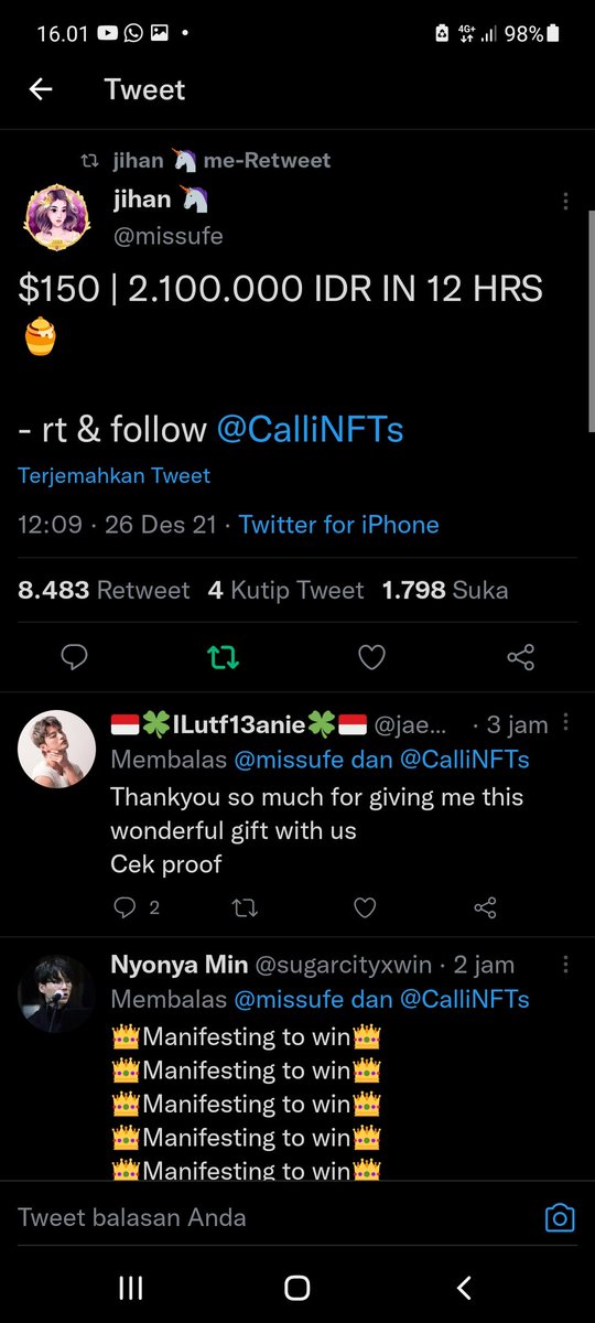 dimplissycityx's tweet photo. @missufe @CalliNFTs all rules done, wish me luck buat tambah pasang behel biar ga di pandang remeh lagi >< https://t.co/VYxz1mO35W