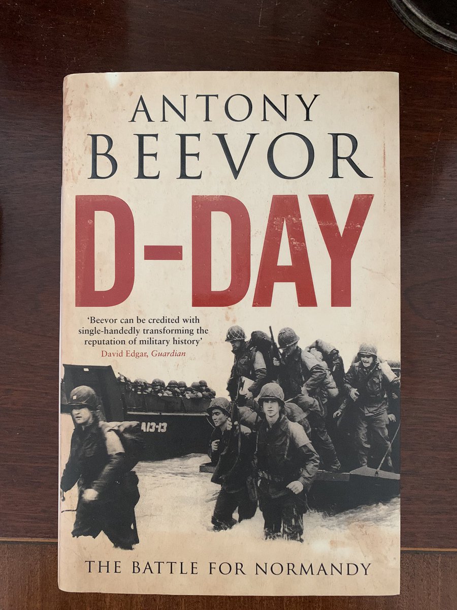 Received this from Santa. He did well to get it here - the TBR pile is a fine assault course! @AntonyBeevor @DDayRevisited