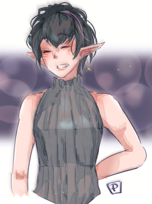 pkun_art's tweet photo. #落書き
#イラスト
#illustration 
#ArtistOnTwitter 
#エルフ https://t.co/9qk0EP5udv