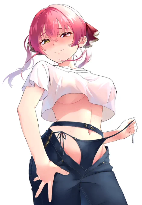 履いて欲しい〜🏴‍☠️
 #マリンのお宝 