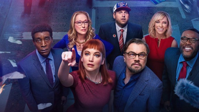 "Não Olhe para Cima", de Adam Mckay, foi meu filme da noite de Natal na Netflix. É uma sátira ao estado atual desse mundo maluco em que vivemos. Começa drama, vira comédia, depois farsa e, por fim, tragédia. Vai estar na festa do Oscar, sem dúvida... E vale a pena. Eu recomendo.