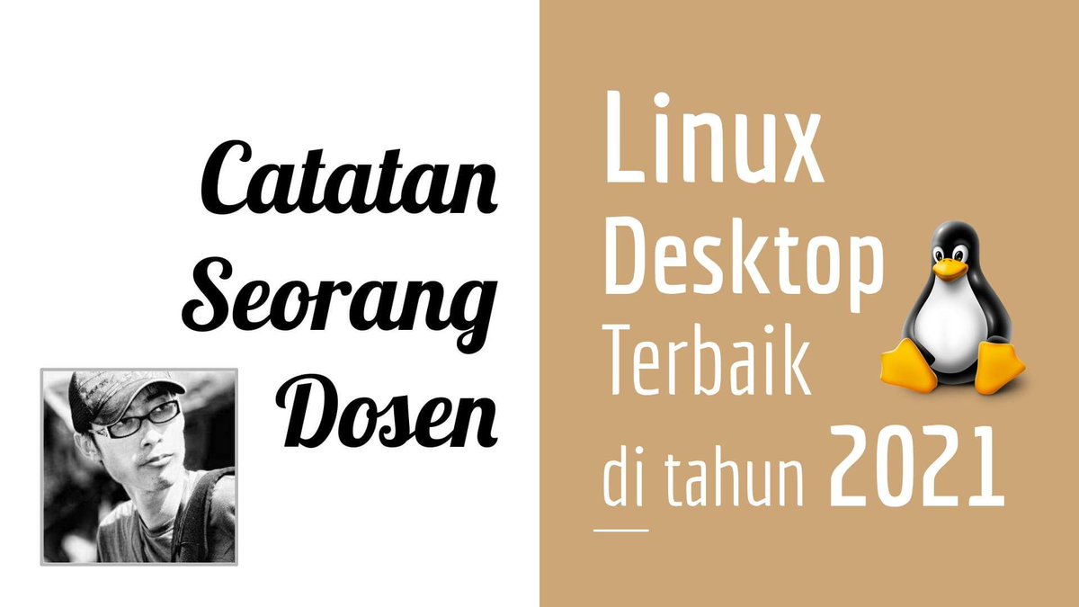 boedybios's tweet image. Di penghujung tahun 2021 ini ijinkan saya untuk berbagi pendapat seputar Linux Desktop terbaik sepanjang 2021. Mana tahu bisa bermanfaat 🙂☕️
youtu.be/wC7Rwx8VZMA
#Linux #LinuxDesktop #LinuxIndonesia