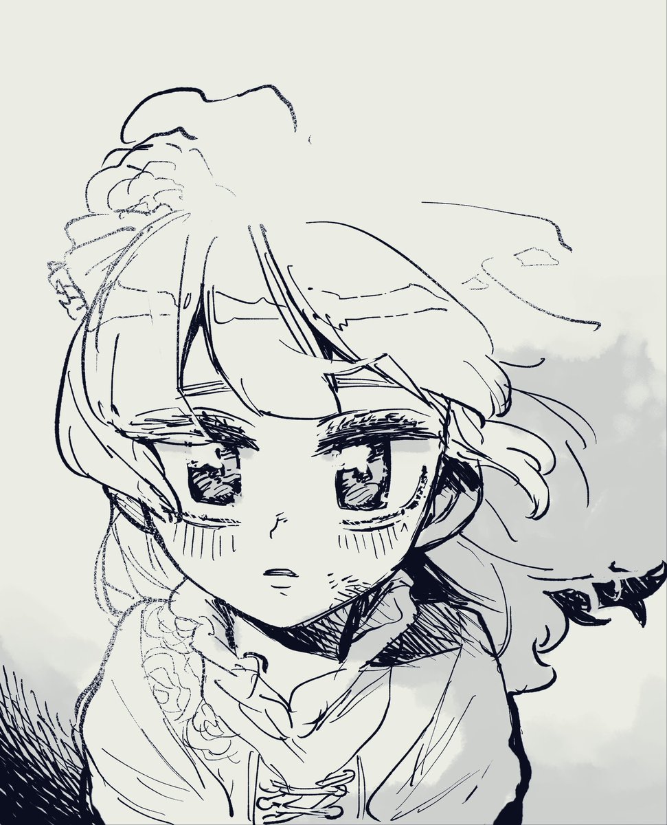 iPad pencil用極細のペン先がやっと届いたので試し描き… 