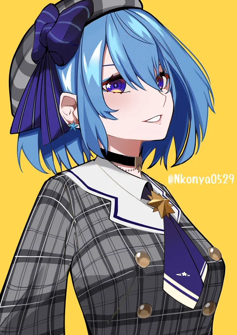初めて描いたすいちゃん(左)と
最近描いたすいちゃん(右)

確実に上手くなってきてるぞ……!!
#ほしまちぎゃらりー 