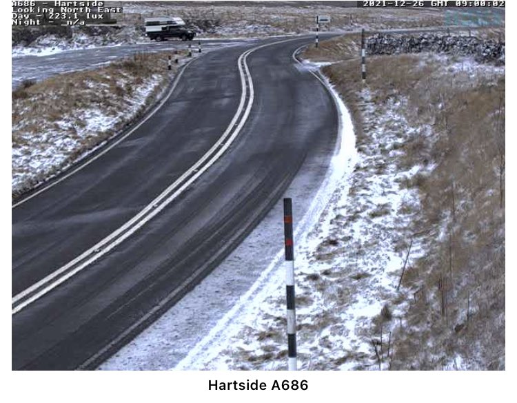 CumbriaRdWatch's tweet photo. #A686 #HartsidePass
Very little #Snow on Hartside Pass currently. We will continue monitoring closely. #CumbriaRoads
P: 09:20 hrs.
Source: CCC weather camera.
@INRIXtraffic_N @BBC_Cumbria @LakesTravel @UKSnowUpdates @UKsnow_updates @CumbriaCrack https://t.co/QEzh827uQC