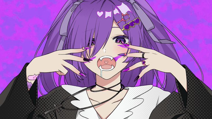 「開口 紫」のTwitter画像/イラスト(人気順)