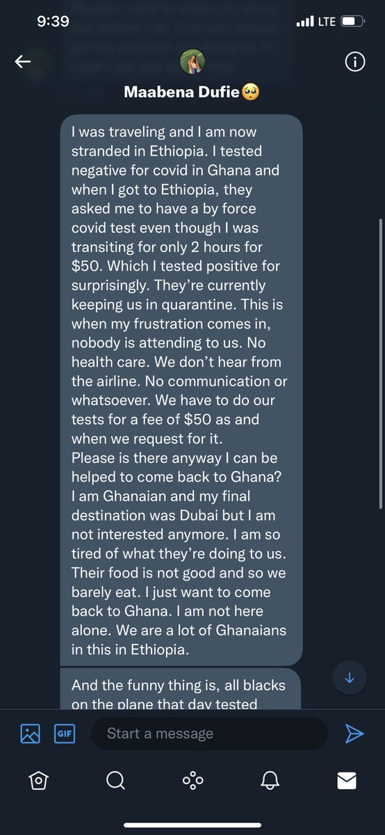 jeffwellz's tweet photo. Hey guys, @nantwi_e and some other Ghanaians are stranded in Ethiopia. Please RT this and tag anyone you know who can be of assistance getting them back home. https://t.co/SAMp7Py6Cw