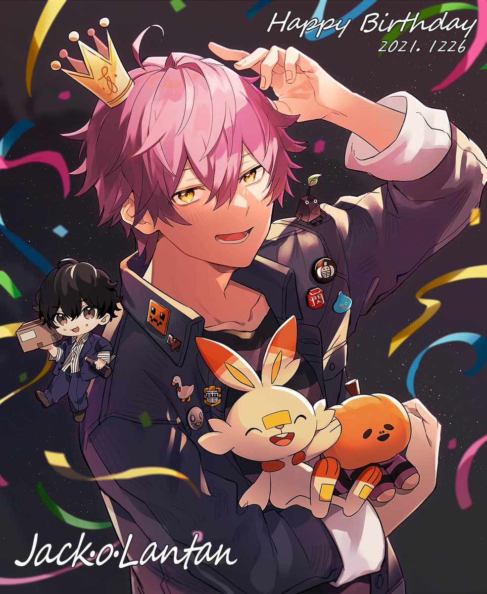 ヒバニー 「生きがいです!!健やかであれ～～～!!🎃  #ジャック・オ・蘭たん誕生祭202」|呉野のイラスト