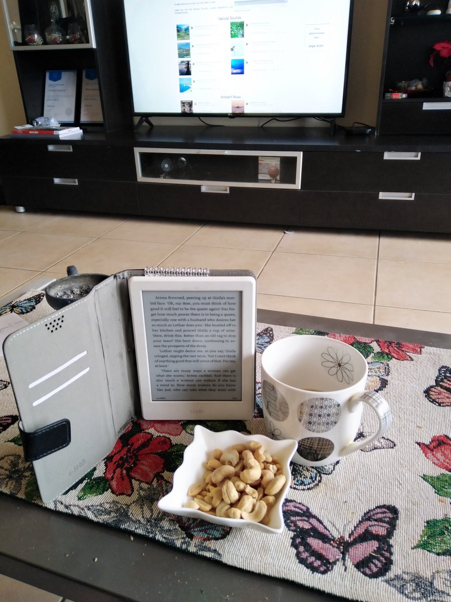 #Music a good #book and a cup of #coffee what more do you need?