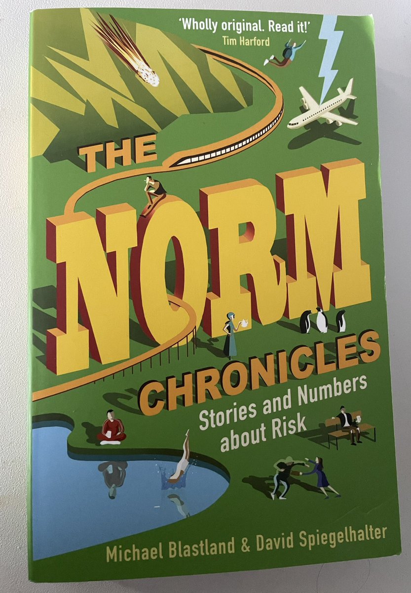 Boxing Day reading! 🥳 Husband managed to find a book by the wonderful <a href="/d_spiegel/">David Spiegelhalter</a> I actually haven’t read yet! #datageek #statistics #bookworm