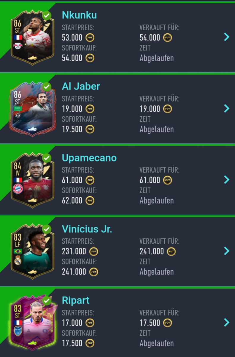 FUT_Hommes's tweet photo. Servus

2 Verkäufe spät gestern Abend sorgen dafür das in der letzten ÜV Woche so gerade die 1kk Gewinn netto erreicht wurden.

Upa 2x als #IF2SIF
Vini und ich werden vielleicht doch noch Freunde 🤝 Endlich ist der mal weggegangen.

Wünsche Euch einen schönen 2.Weihnachtstag 🎄 https://t.co/SAbeNq5EaG