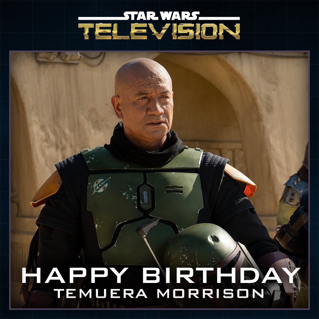 A big happy birthday to himself, Temuera Morrison! 