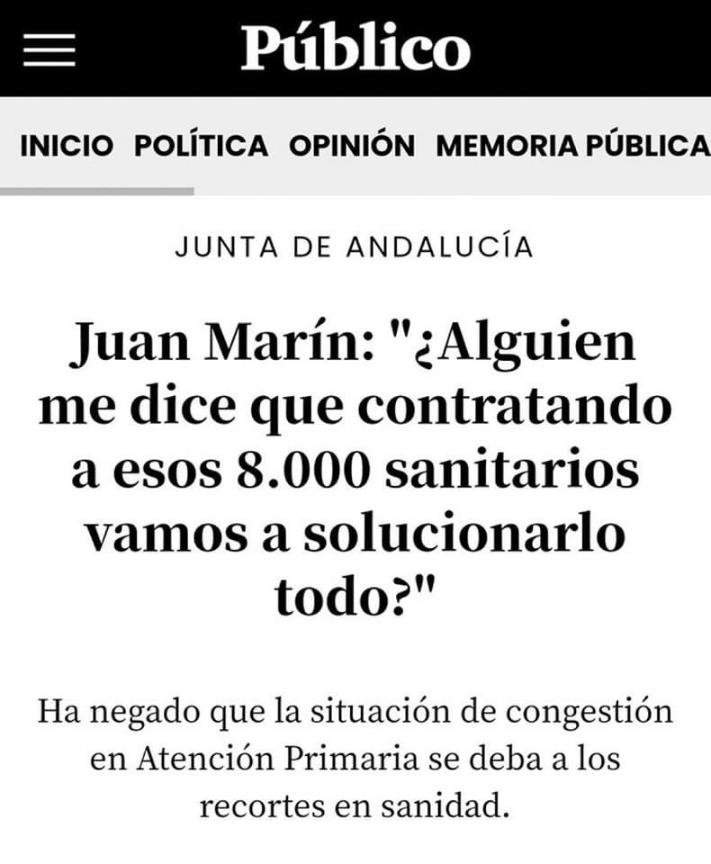 MaryLopez90's tweet photo. Lo que es seguro es que con más profesionales las listas de espera serían + cortas y que los teléfonos podrían ser atendidos, con eso ya avanzaríamos, pero para PP y CIUDADANOS es mejor no contratarlos y así obligar a los andaluces y andaluzas a recurrir a la sanidad privada. https://t.co/l9MVLQsxOC
