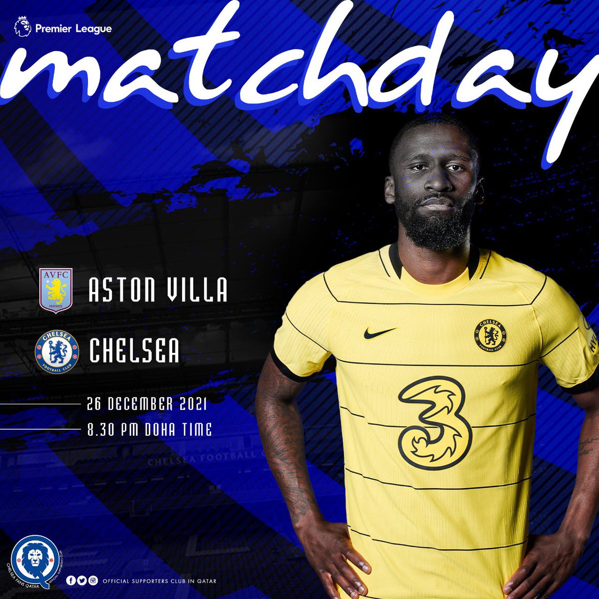 BOXING DAY!! 
Aston Villa vs Chelsea 
KTBFFH 💜

#chelsea #cfc #chelseafc #chelseafansqatar #cfq #chelseafans #premierleague #epl #matchday #chelseasupportersclub #astonvilla #boxingday