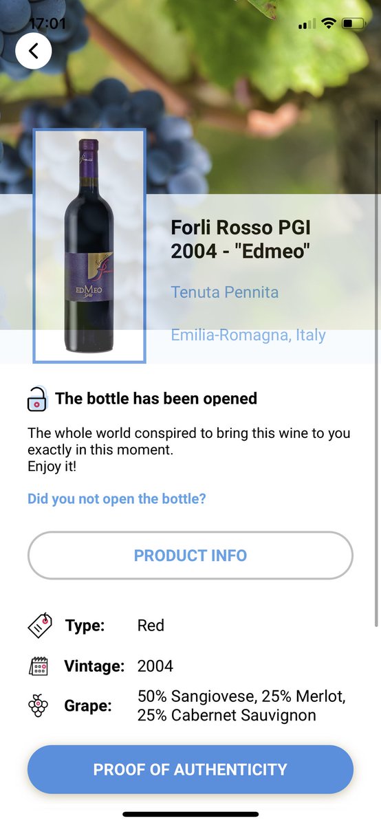 AuthenaAG's tweet photo. Happy holidays! 
Avoid fakes, choose Authena.
#wine #blockchain #NFT #vino #italy #Authentic #protectauthenticity #tenutapennita https://t.co/E9lYBB9EHW