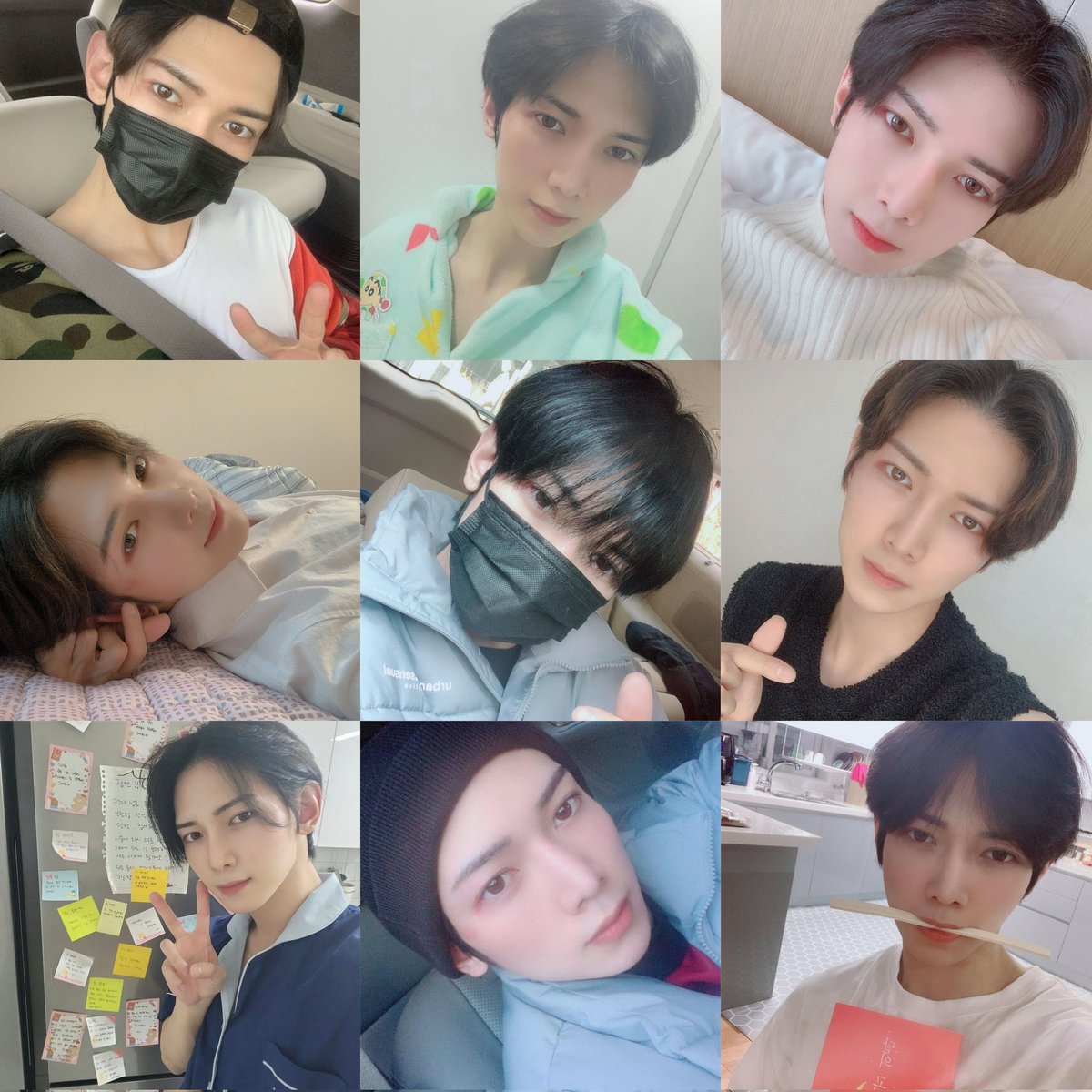 woosangpics's tweet photo. 2021 was the year of barefaced yeosang selcas! https://t.co/XMigqyblwO