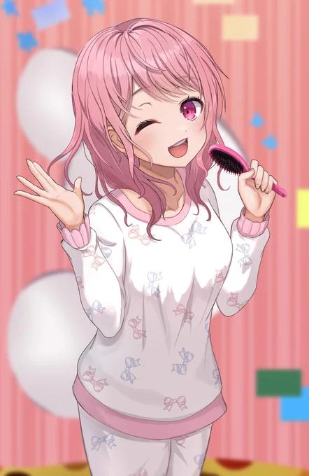 彩ちゃんお誕生日おめでとう🎉

#丸山彩生誕祭2021 
#丸山彩誕生祭2021 
#丸山彩 #バンドリ

「パジャマで生歌Live配信❤️ 」 
