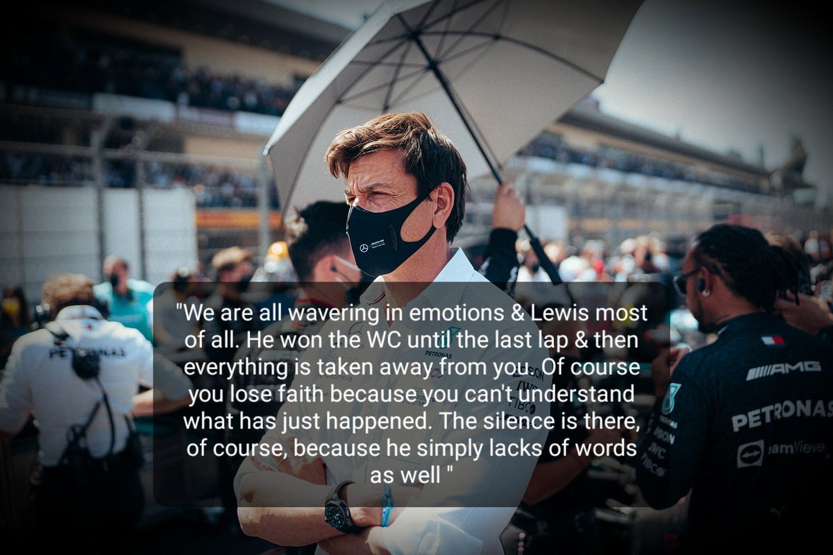 _the44's tweet photo. UPDATE: #TotoWolff on Lewis’ silence

#WeStandWithLewis https://t.co/tKyvttp4iz