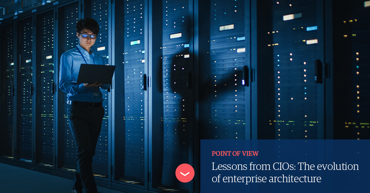 Chvanilkumar's tweet image. The time to redesign #EnterpriseArchitecture is now. #CIOs and #Technology leaders share four steps for a successful modernization journey. ow.ly/OR20103hjPc