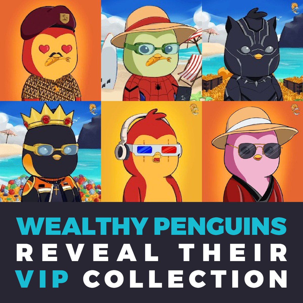 Wealthy Penguin Island Club | tweet media