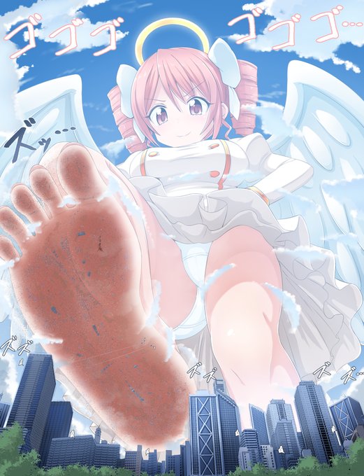 ぴのちゃんギガ差分。超巨大天使っていいよね… 