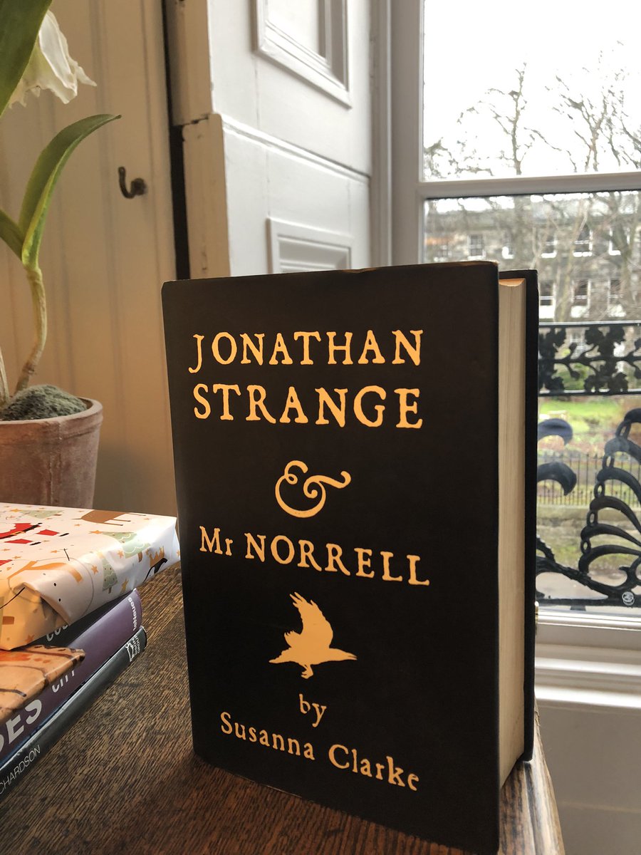 erskine_fiona's tweet photo. @runalongwomble Season’s Geetings Womble. An embarrassment of riches in my TBR pile. Just embarking on #SusannaClarke #JonthanStrangeMrNorrel because I loved #Piranesi. Close contender for book of the year (non-crime) but @sarahsiobhana smashed it with #TheStarlingsofBucharest @sandstonepress https://t.co/MxgKn1Jv5d