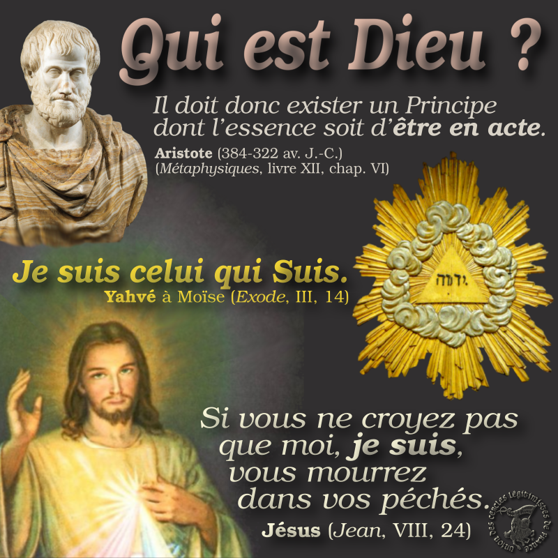 ViveleroySite's tweet photo. Dans une société polythéiste, et par pur raisonnement, #Aristote (384-322 av. J.-C.) démontre que #Dieu est l’Être par Lui même existant, autrement-dit : l’Être dont l'essence est l'existence.
https://t.co/izI0pGcmOx
#ExistenceDeDieu #DieuExiste #JésusEstDieu https://t.co/Ojmpo8EdMl