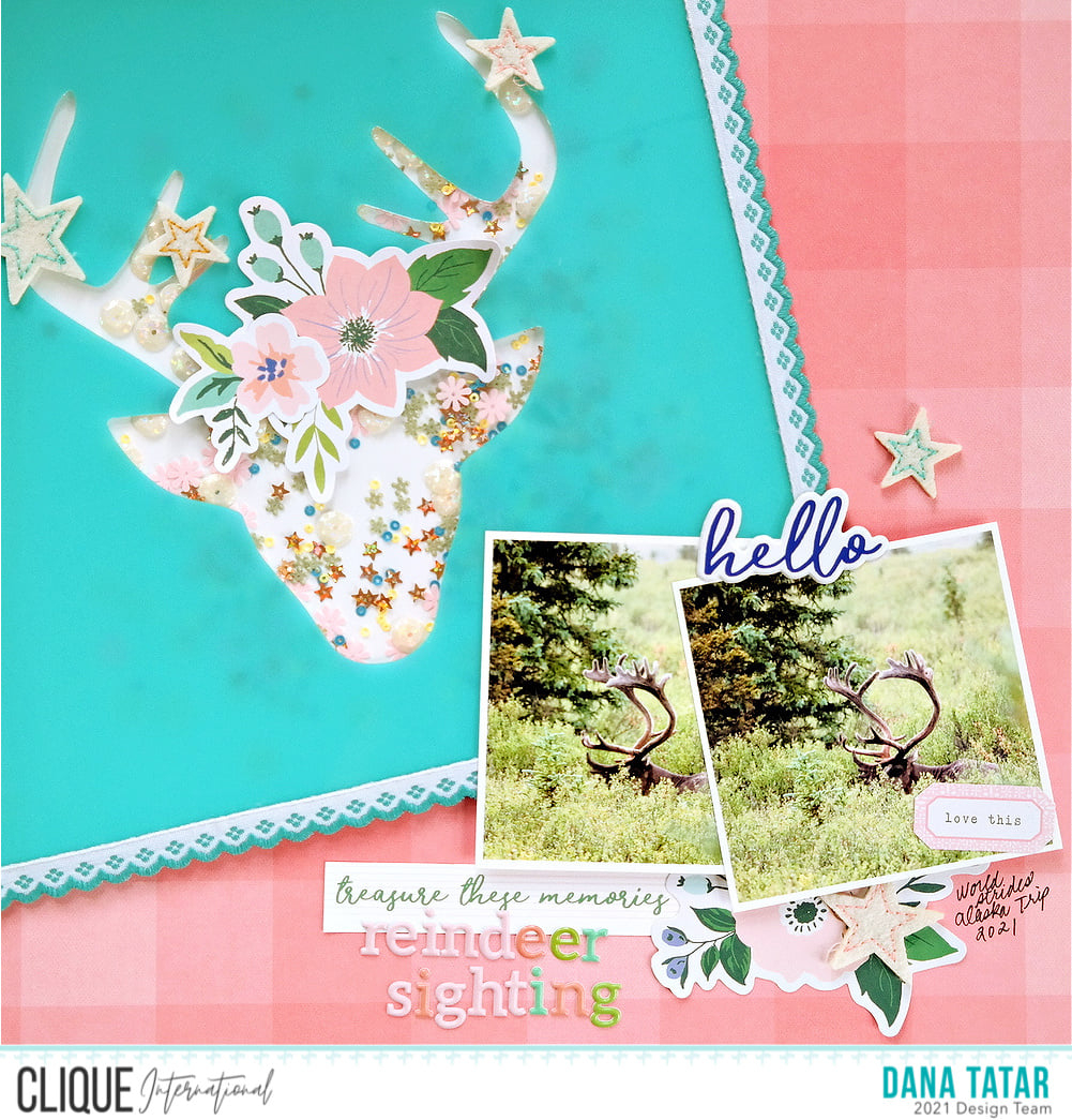 CliqueKits's tweet photo. Visit @danatatar's blog (link in her bio) to see how she used a stencil to create this reindeer shaker layout! She used the Pinkfresh Happy Blooms Sampler Kit, which is still available in the Clique Kits shop.
#cliqueinternational
#pinkfreshstudio
#scrapbooking
#scrapbookingki https://t.co/X3SZ9aXMoB