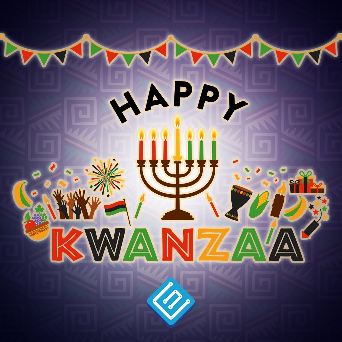 Wishing you a blessed and joyful Kwanzaa! #Kwanzaa
