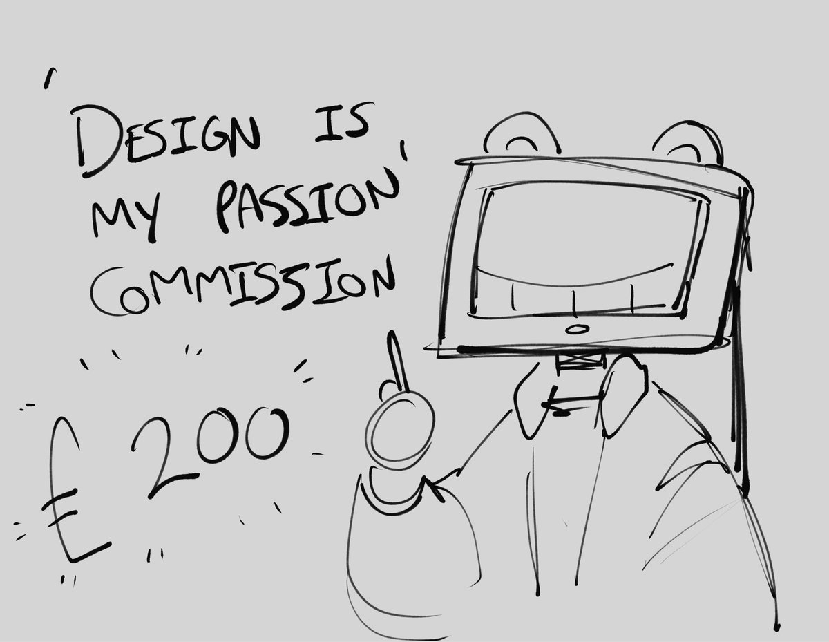 `Design is my passion I guess'

This is very informal but I really wanna design a character so if you've been meaning to commission a character design from me heres your chance!

Here's the form and if you have any questions put them in there

https://t.co/BCtqkPiyZd 
