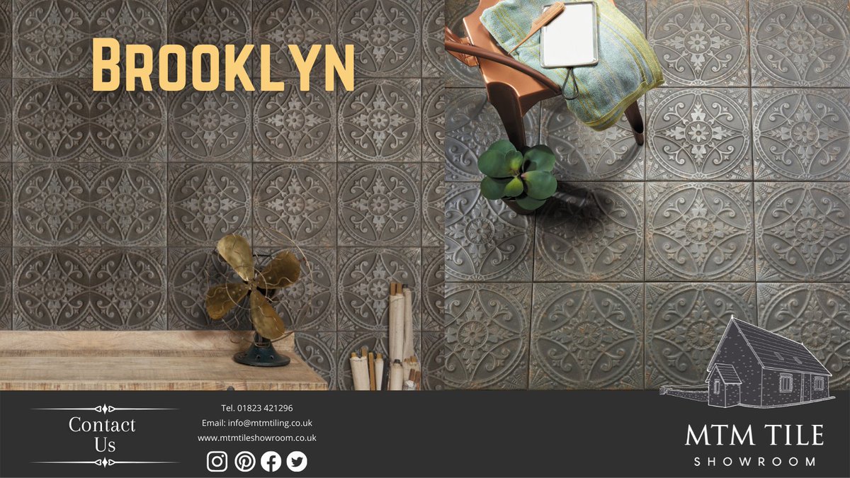 MTMTiling's tweet photo. Brooklyn is inspired by the tin tiles of America, themselves inspired by the homes of European aristocrats. These ceramics make stunning wall and floor surfaces for the instant vintage look.
Website: https://t.co/VShHOwX4Gf
#interiordesign #tiles #tiling #capietra https://t.co/uJkiKwii6U