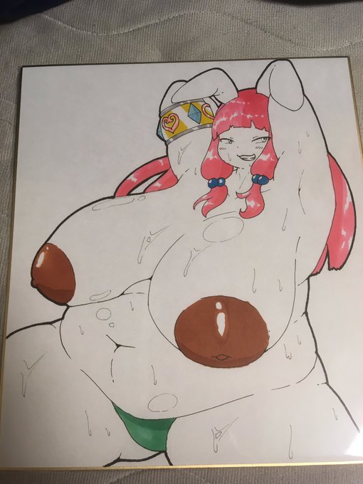 性欲女王様の色紙できました🐰 