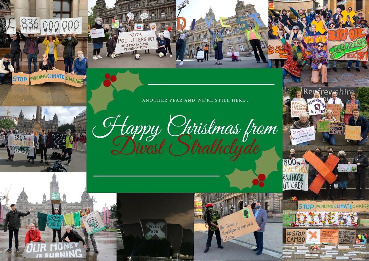 @Glasgowcc <a href="/LeaderGCC/">Leader of GlasgowCC</a> Don't let this year's progress go to waste. Start 2022 by making a written commitment to a rigorous divestment strategy for the Strathclyde Pension Fund that will leave no more room for fossil fuel companies #DivestFromClimateCriminals #DefundClimateChaos 🔥