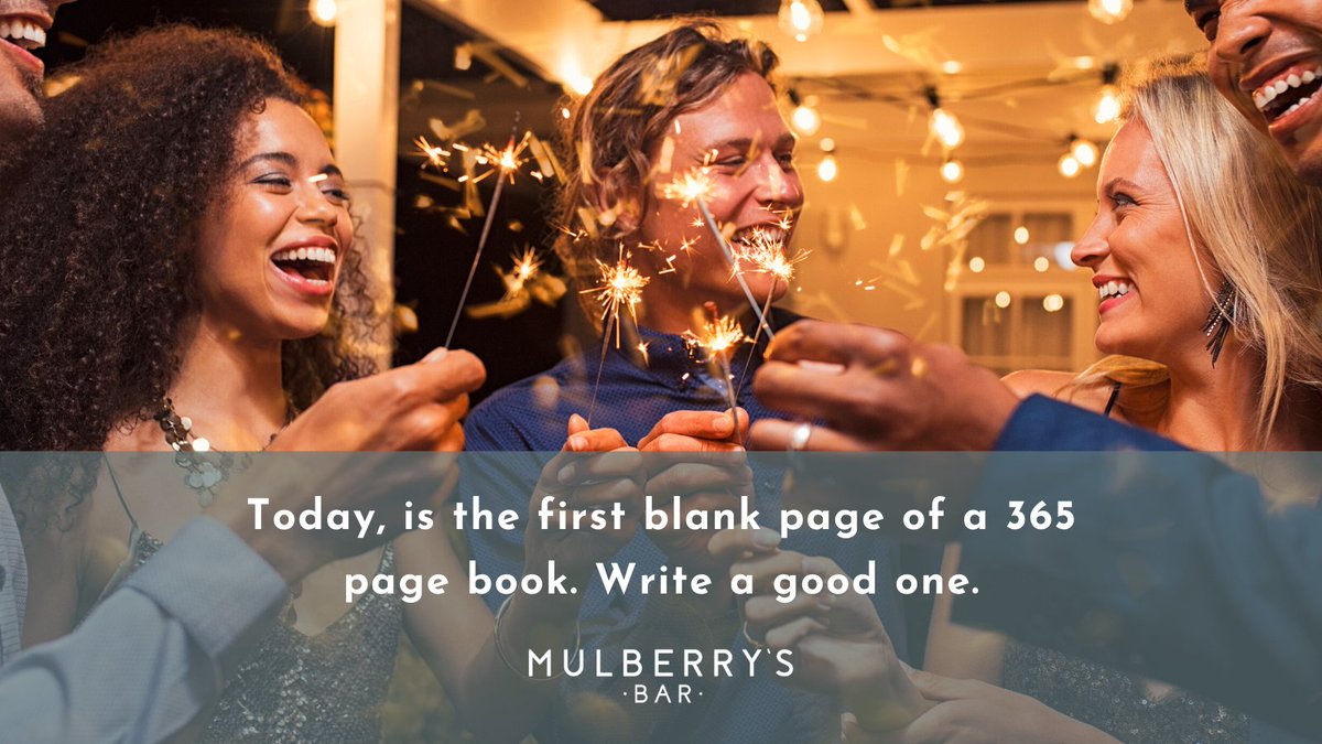 2022 is finally here.

It’s start of the new year.

Hopefully it’s better than 2021.

What do you want to achieve this year? What is your new year resolution? What is success going to look like for you?

#mulberrysbar #2022 #newyear #newyearnewyou #success
