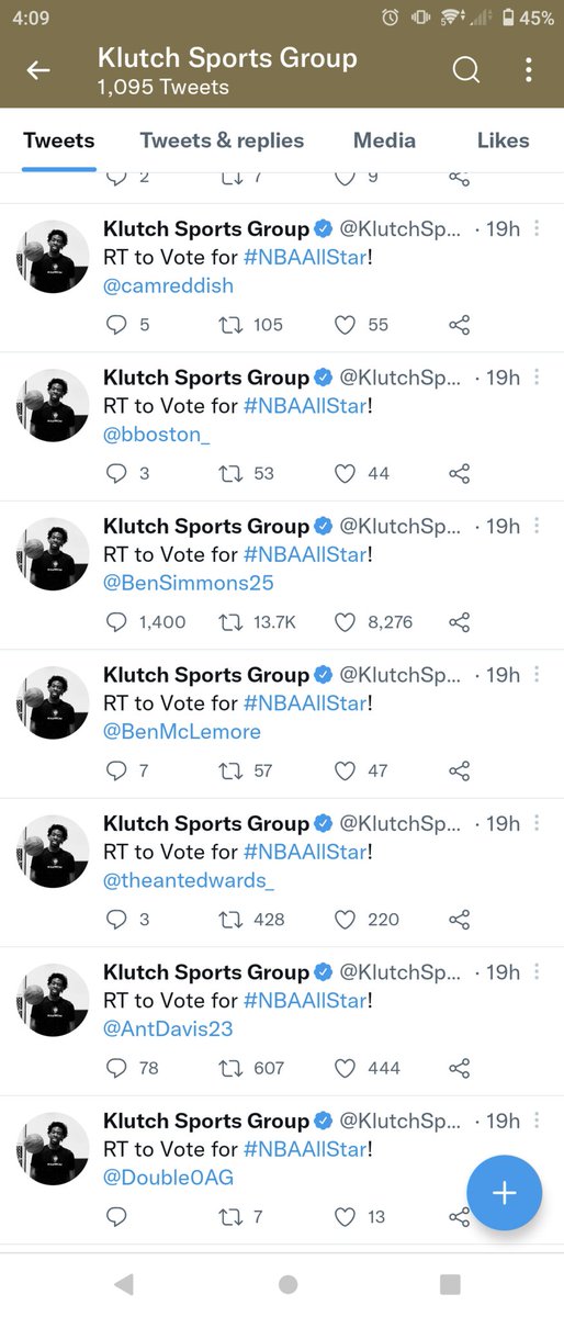 benchunits's tweet image. Prevailing theory at Bench Units HQ is that whoever in @KlutchSports social media dept got landed with this task doesn't watch basketball and is oblivious to the Ben Simmons situation, just rattled their way through the client list.