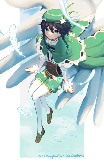 #原神 #ウェンティ #Venti
🪶🍃 