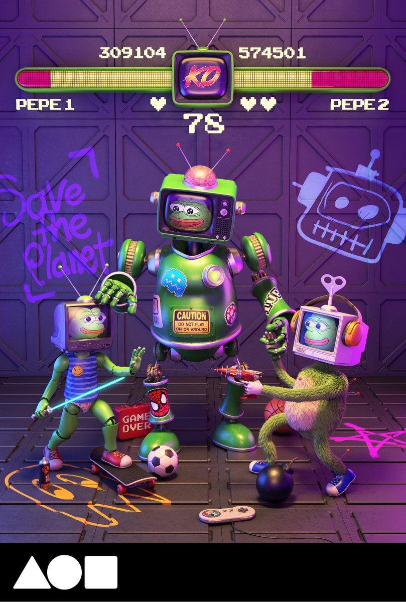 sunya119's tweet photo. "Come Play with PEPE" Let's have fun together. On 
@withFND 📺🐸🐸🐸

https://t.co/q6Db8xG3Pi

I hope everyone love it.

#pepethefrog #FrogFam #frog #NFTCommunity #NFTs #PepeNFT #nftcollector #nftThailand #pepe #foundation https://t.co/TIeUJDvja4