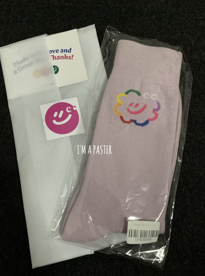 tansa0426's tweet photo. ส่งต่อ ถุงเท้าสีม่วง ราคา 550 รวมส่ง EMS ค่ะ
#CC1stPopUpStoreXppkritt #CC1stPopUpStore #colorsculturebyPPKRITT
#ตลาดนัดบิวกิ้นพีพี
#ตลาดนัดบกพพ https://t.co/ZMPpTdT4xl