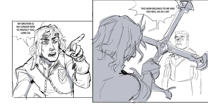 Just an unfinished Camavor comic fragment 
