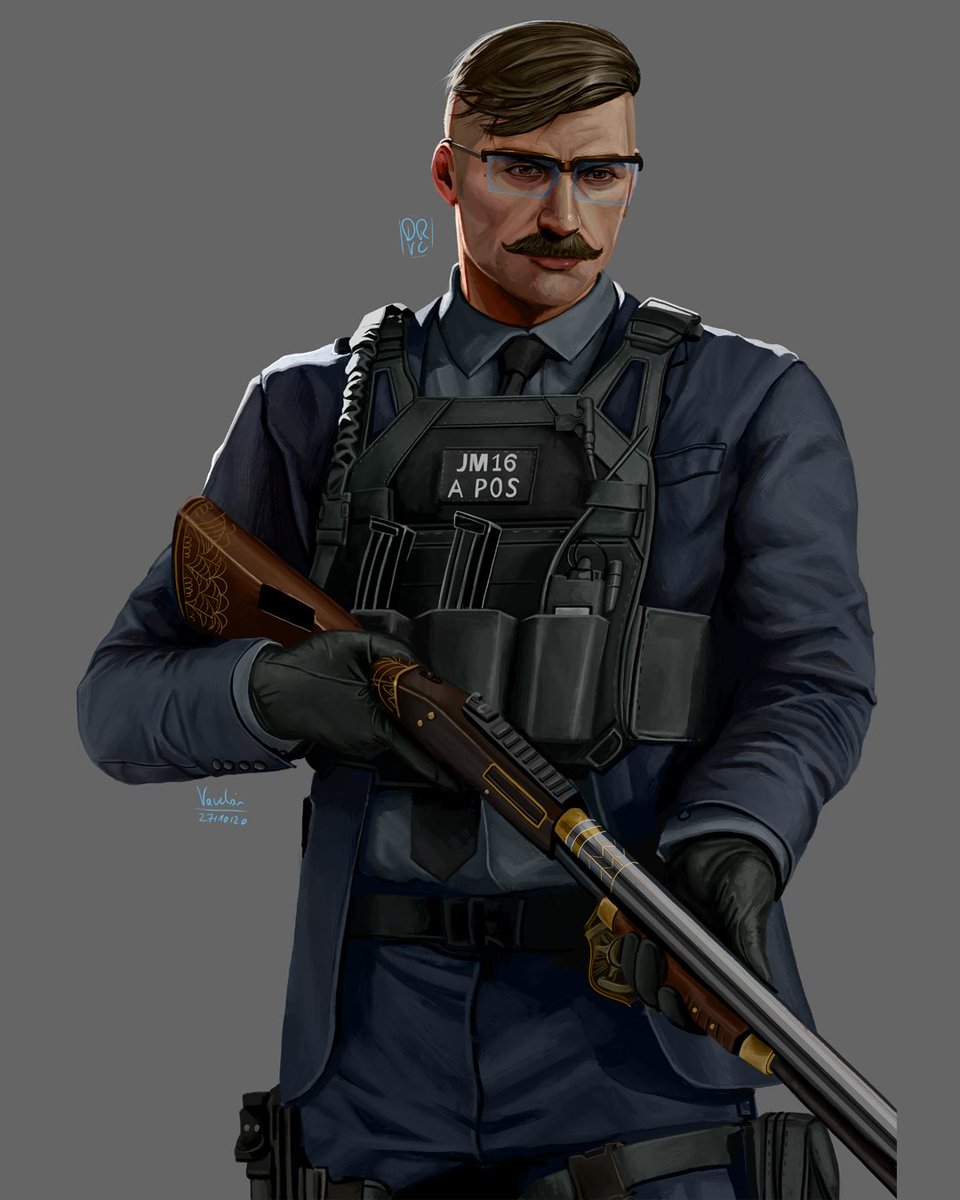 October '20. Study of Warden in the operator menu. #RainbowSixSiege #r6community #warden
#collinnmckinley